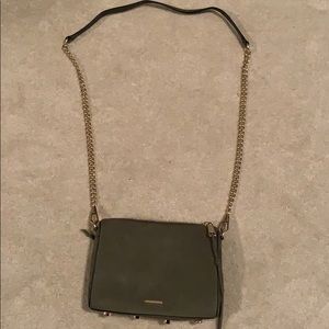 Olive suede mini Rebecca Minkoff purse!